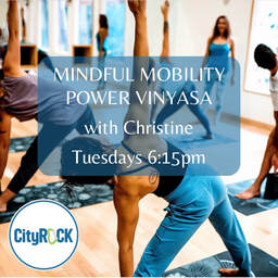 Yoga Class in-studio with Christine at CityROCKPicture